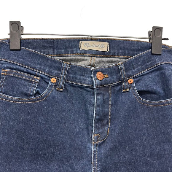 Women's Madewell dark wash Skinny Skinny Mid Rise Jeans - 29 - Picture 2 of 7